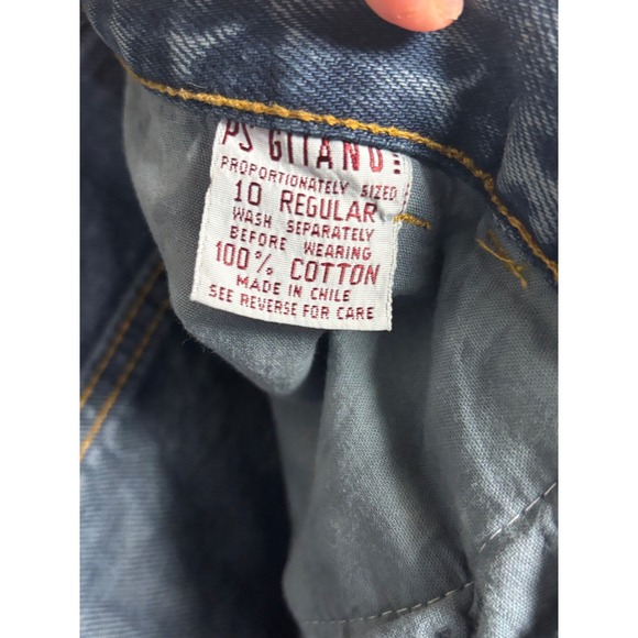 Vtg Ps Gitano Womens Jeans sz 6 High Rise Acid Wash Denim Barrel Tappered 90s - Picture 6 of 6